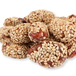 Mandle v karamelu obalené SEZAMEM