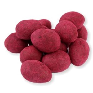 Mandle MALINOVÉ BÍLÁ čokoláda (sypané)