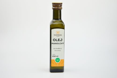 Olej mandlový za studena lisovaný Natural 250ml