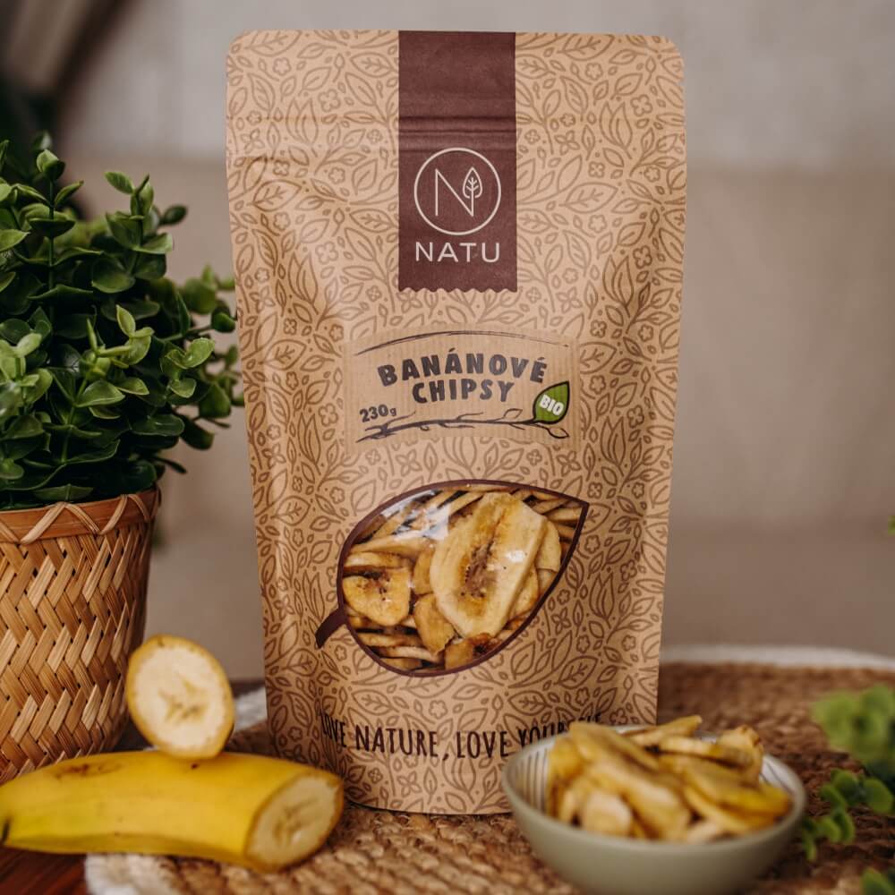 Banánové chipsy BIO 230g - Obrázek 3