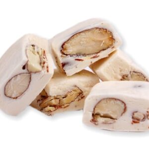 Nugát mandlový bílý (měkký turecký med)