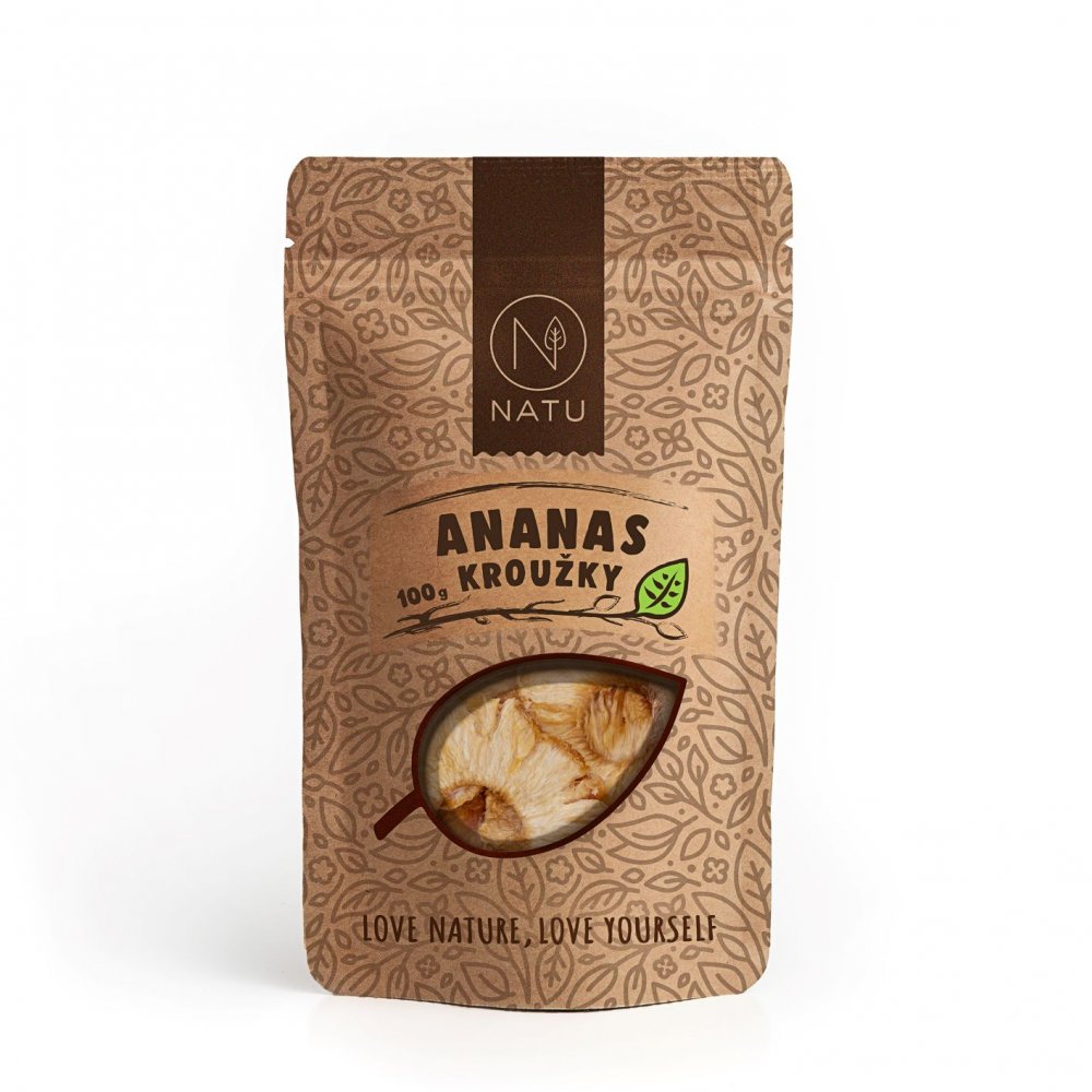 Ananas kroužky natural 100 g