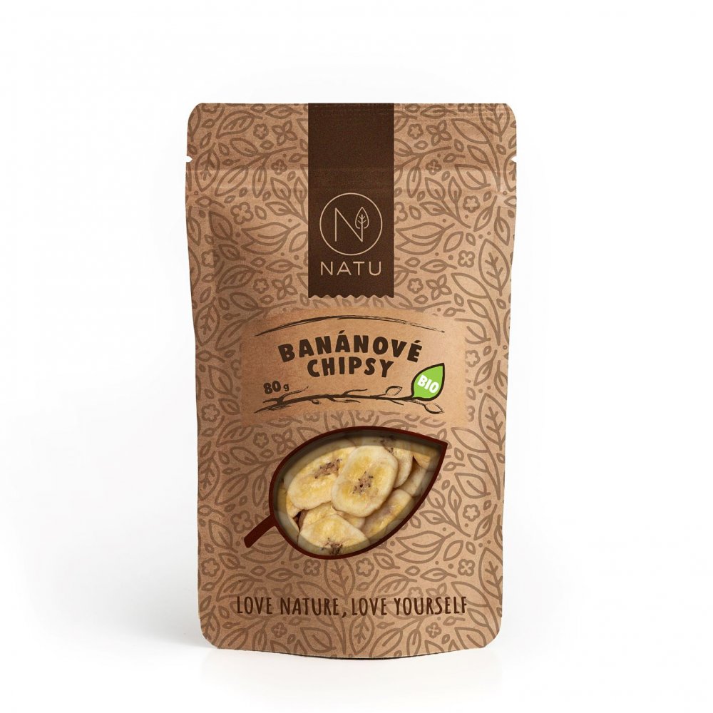 Banán Chipsy BIO 80 g