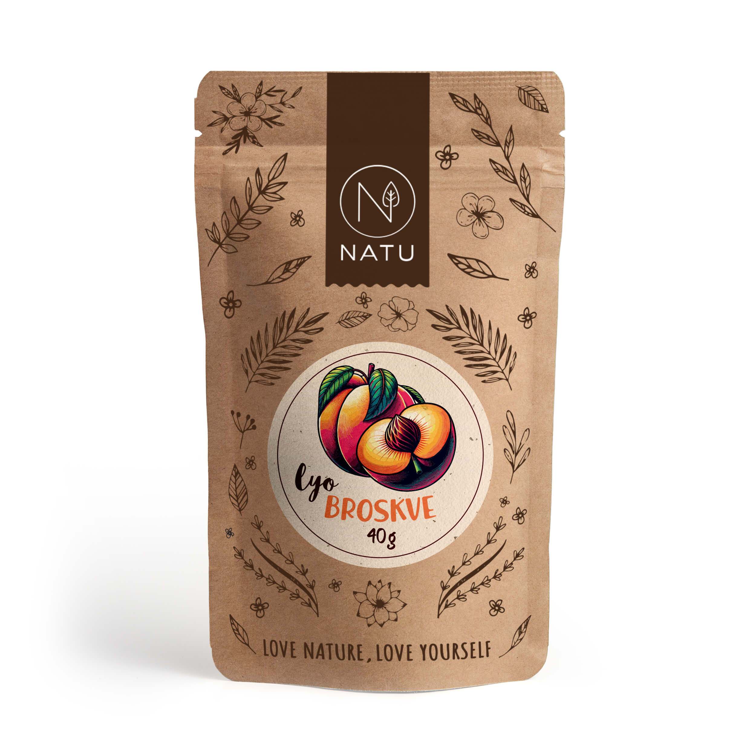 Lyofilizované broskve plátky 40g - Obrázek 2