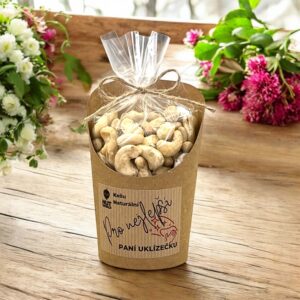 Kešu natural v celofánku a kelímku 180g - PRO PANÍ UKLÍZEČKU