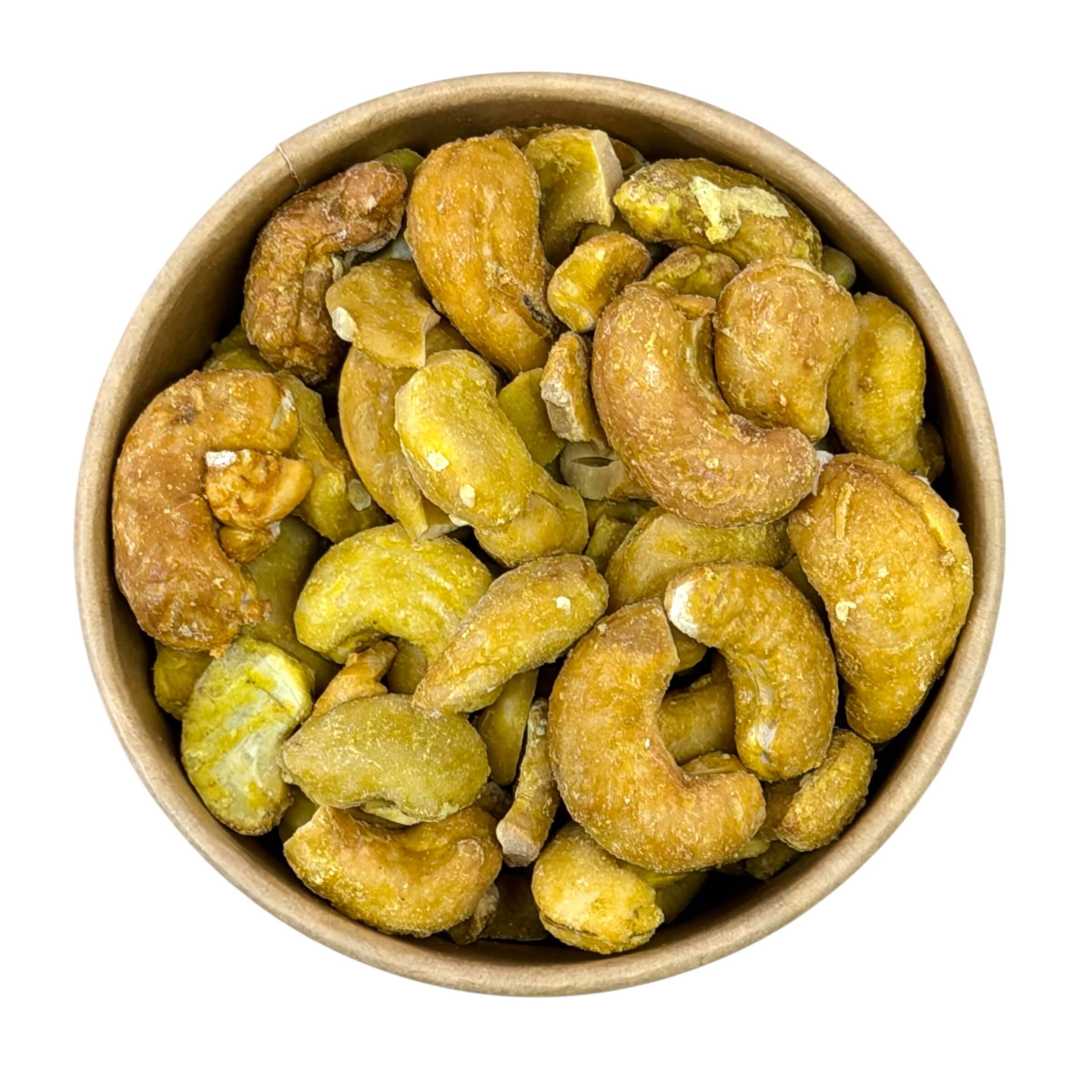 Kešu pražené se sýrem GOUDA Množství:: 5 Kg