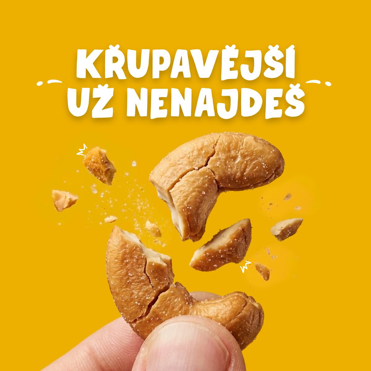 Kešu na sucho pražené solené 200g - Obrázek 2