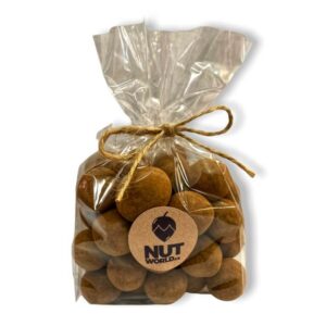 Lískové ořechy v MLÉČNÉ ČOKOLÁDĚ A SKOŘICI v celofánu 200g