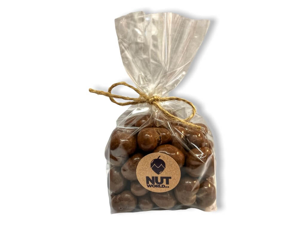 Kešu v MLÉČNÉ ČOKOLÁDĚ A v celofánu 200g