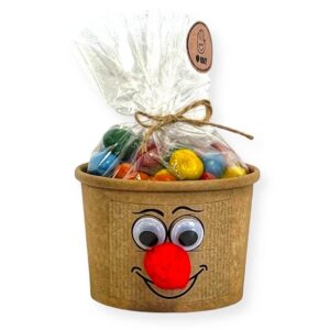 Klaun Eko kelímek a celofánek - Arašídy v barevné čokoládě - 180g