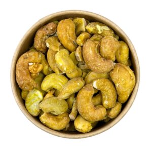 Kešu pražené se sýrem gouda Množství:: 5 Kg