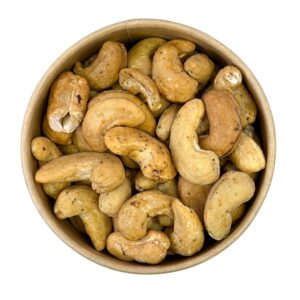 Kešu pražené s cibulkou a zakysanou smetanou Množství:: 5 Kg