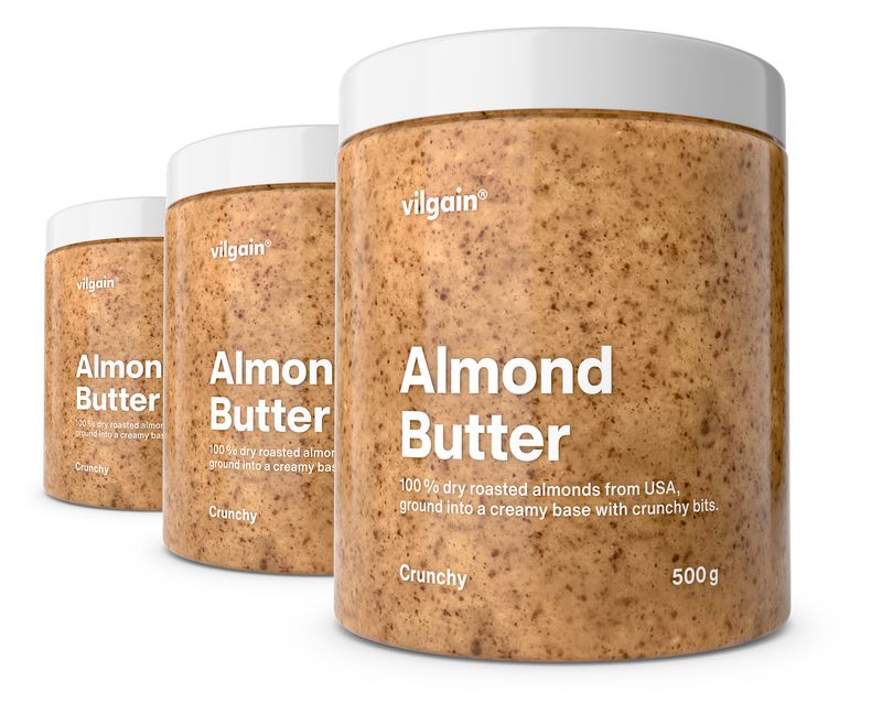 Mandlové máslo – 3× křupavé mandle 500 g