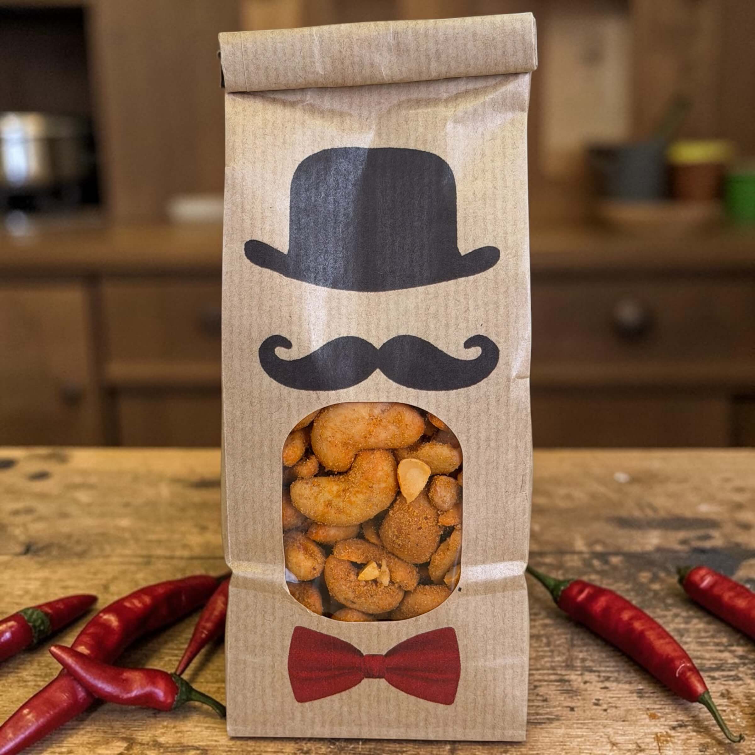 Kešu chilli PRO MUŽE s knírem 180g