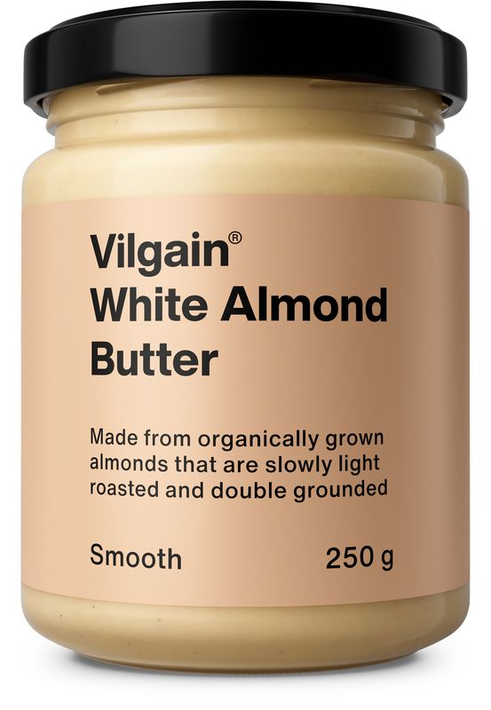 Bílé mandlové máslo z blanšírovaných mandlí BIO – smooth 250 g