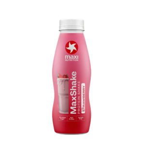 MaxShake Proteinový nápoj s jahodovou příchutí 330 ml