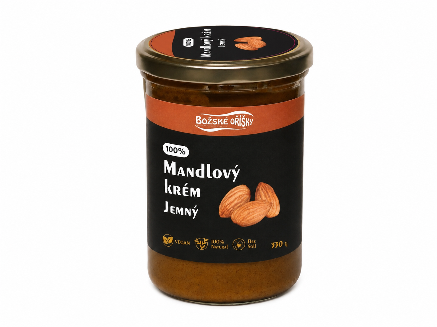 100% Mandlový krém - jemný 330 g