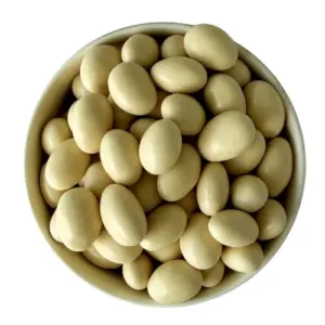 Mandle s mangovým krémem a bílou čokoládou 700 g