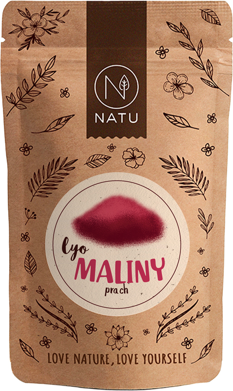 Lyofilizované maliny prach 80g