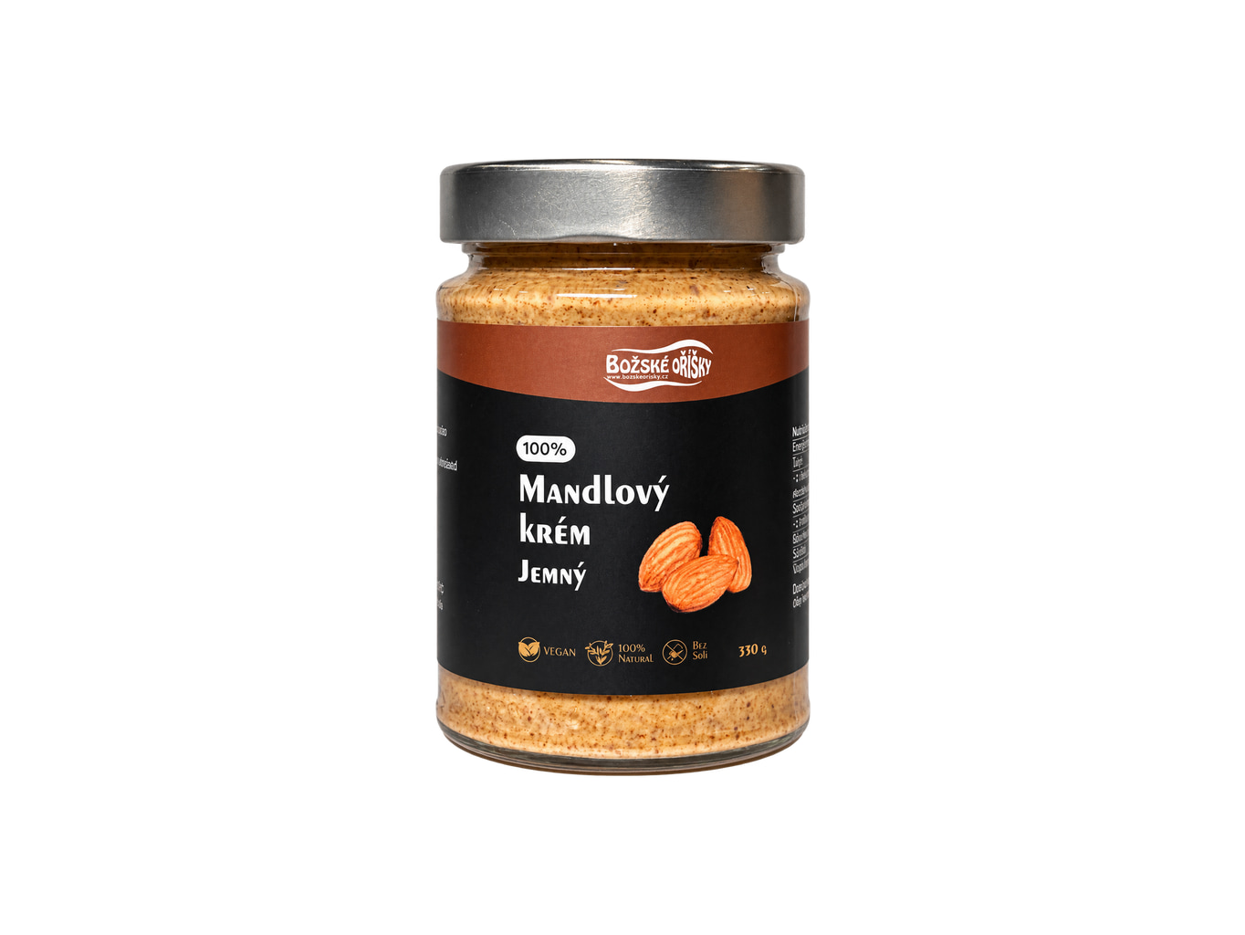 100% Mandlový krém - jemný 330 g