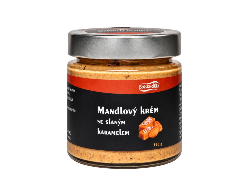 Mandlový krém se slaným karamelem 190 g