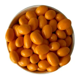 Mandle s pomerančovým krémem a bílou čokoládou 250 g